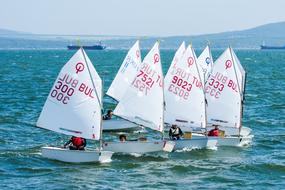 competitions on yachts in the port of Burgas