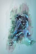 Man Artistic drawing