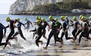 Swimming Competition people