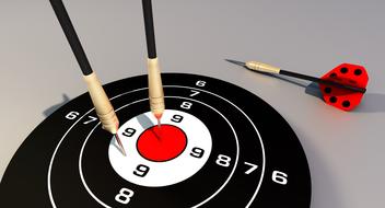 darts target bull s eye