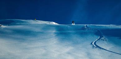 blue Cold Landscape