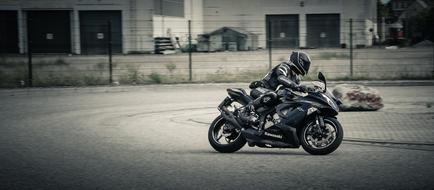 delightful Motorcyclist