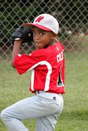 Boy Baseball pitcher