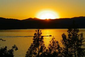 delightful Sunset Landscape