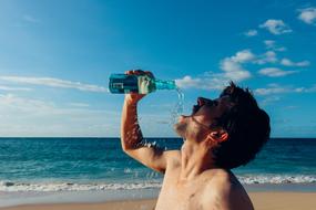 Thirsty Man Drink
