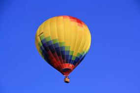 Colorful Hot Air Balloon on sky