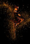 Ballet Girl as a abstract drawing