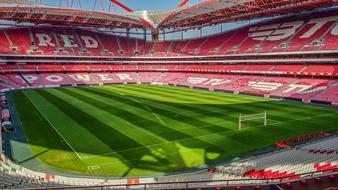 interior of multi-purpose stadium in portugal, lisbon