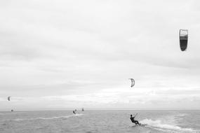 Kite Surfing on North Sea