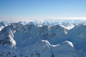 Snowy Mountains at Winter