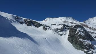 Mountain Snow summit