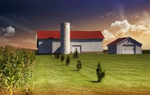 Barn Rustic 3d drawing
