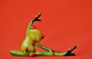 Frogs ceramic Yoga
