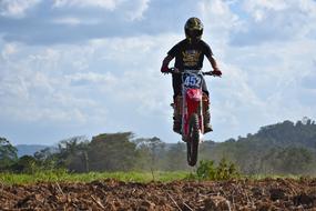 airborne biker