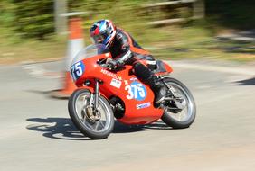 hillclimbing motorbiker