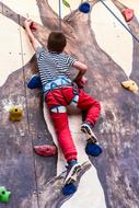 Climbing Wall boy