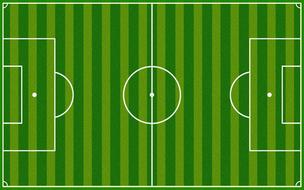 soccer field, drawing