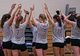 Volleyball Team Girls play