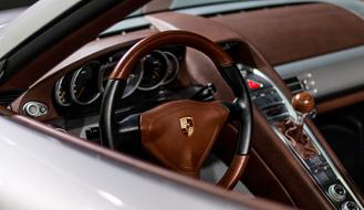 Porsche Carrera car interior