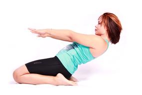 Women a Strong Figure does exercise
