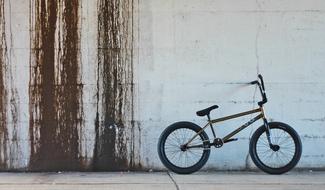 Bmx Bikes Metal and wall