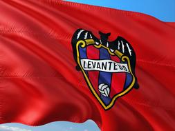 Football International Spain flag red
