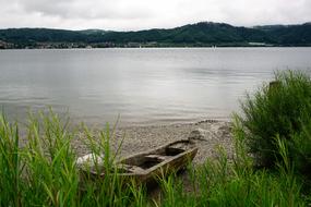 Bodman Lake and boat