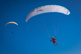 Paraglider Flying