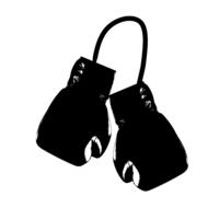 boxing gloves sport drrawing