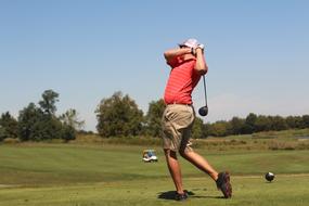 Man Golfing sport