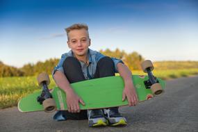 Longboard green boy