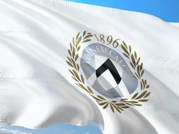 Football International Italy white flag
