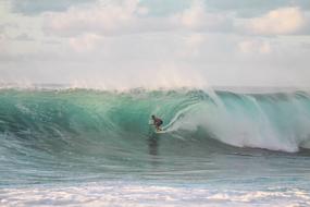 People surfing