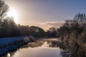 Sunrise lake Landscape