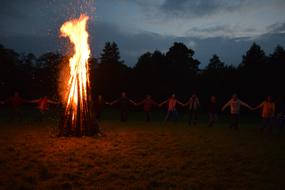 delightful Fire Bonfire Dancing