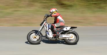 speed Hillclimb Motorbike