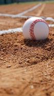 Baseball Ball on sand