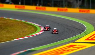 Car Racing Formula 1 in Barcelona