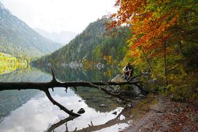 landscape of Ellmau Scheffau nature in Austria