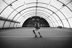 Tennis Court Dome girl