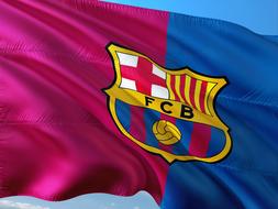 football club barcelona flag