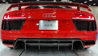 Audi R8 Sports Car red