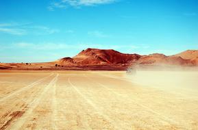 Rally sand dunes in Morocco Africa