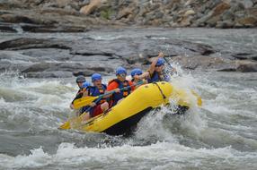 Rafting Whitewater people