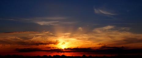 Sunset Great Plains