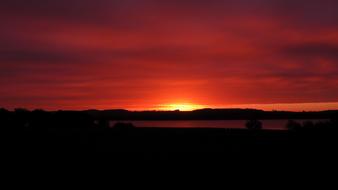 red Sunrise Morgenrot