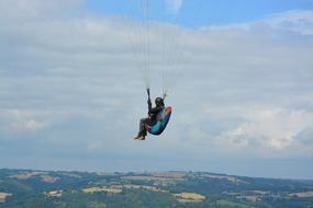 Paragliding-Paraglider sky