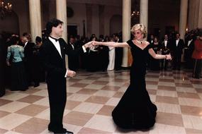 Princess Diana and Travolta