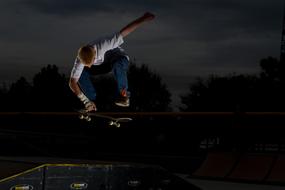 Skateboard Grab person