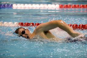 sports training in the pool